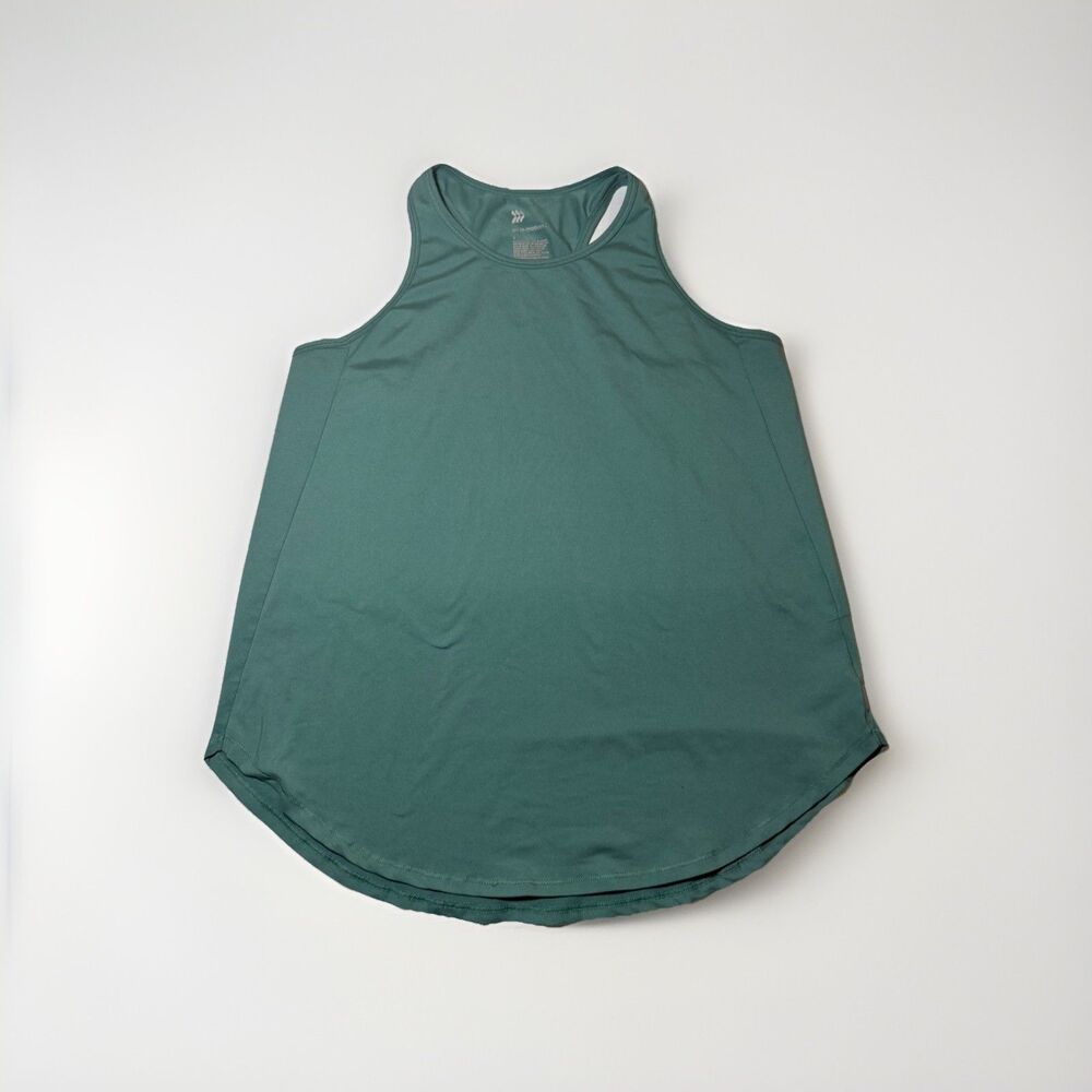 All In Motion Womens Tank Top Green Racerback Athletic Workout Size Small
